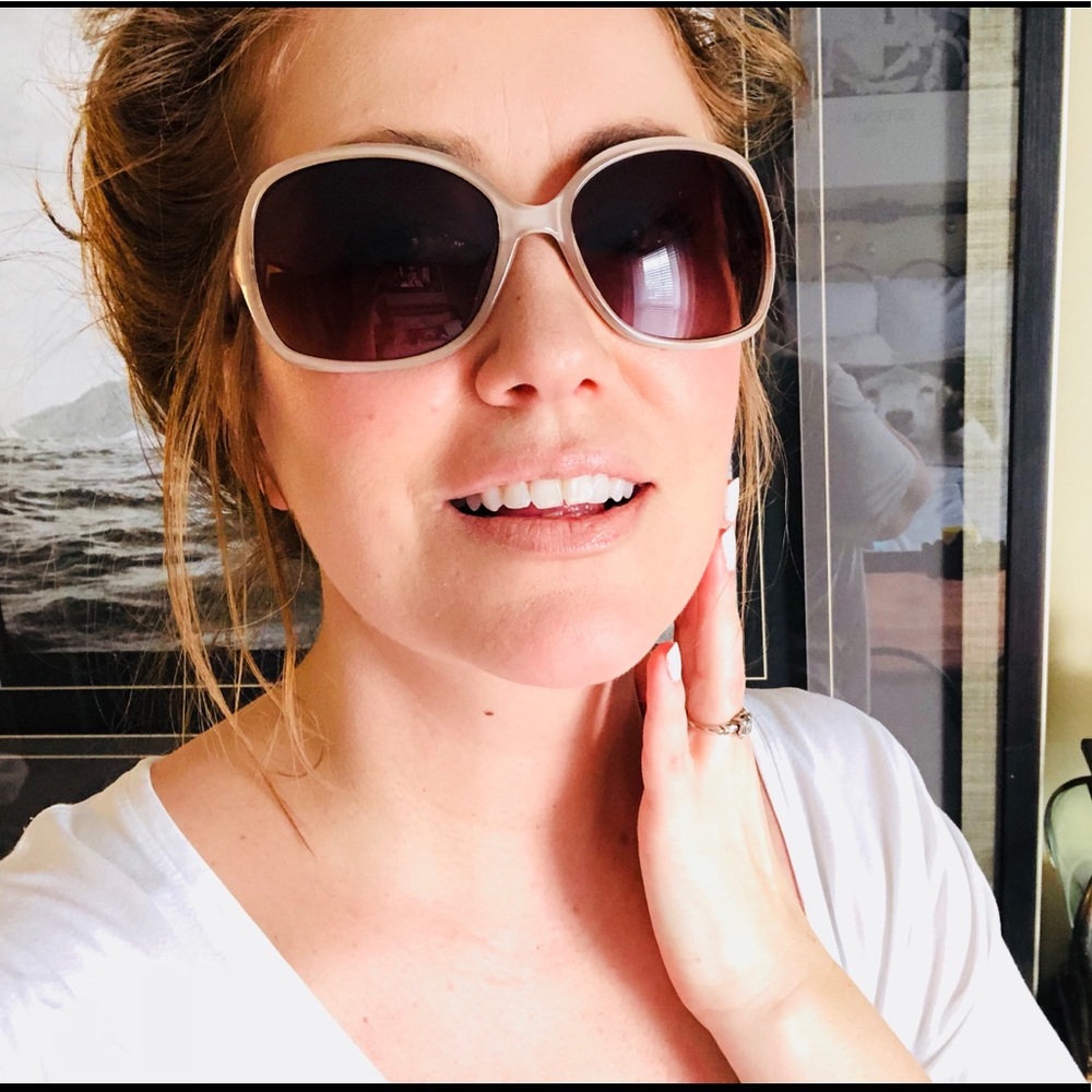 Beige sunglasses